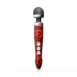 Doxy Die Cast 3R Rechargeable Wand Massager Rose Pattern, Aluminium Doxy Die Cast 3R Rechargeable Wand Massager Rose Pattern, Aluminium
