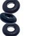 Oxballs Ringer 3-Pack Night Edition - Silicone Ring Set, Black