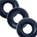 Oxballs Ringer 3-Pack Night Edition - Silicone Ring Set, Black