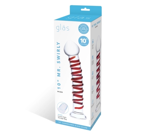 Glas Mr. Swirly Glass Intimate Device 25.5 cm Spiral Shaft