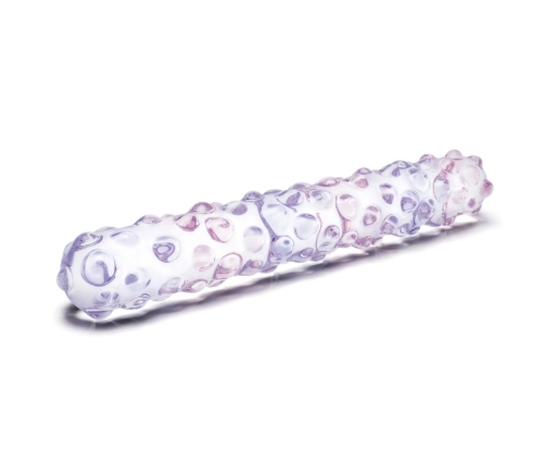 Glas Purple Rose Nubby Glass Model 23cm Artistic Textured Shaft