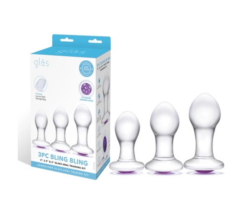 Glas - Bling Bling Anal Training Kit