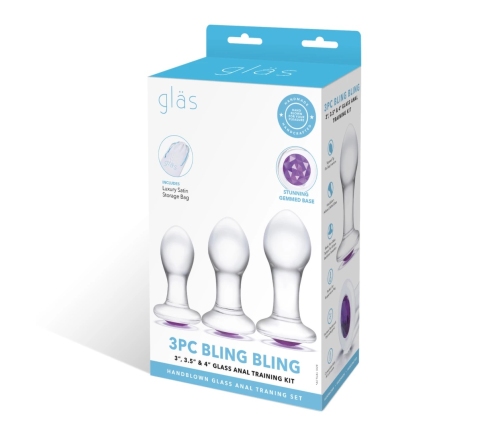 Glas - Bling Bling Anal Training Kit