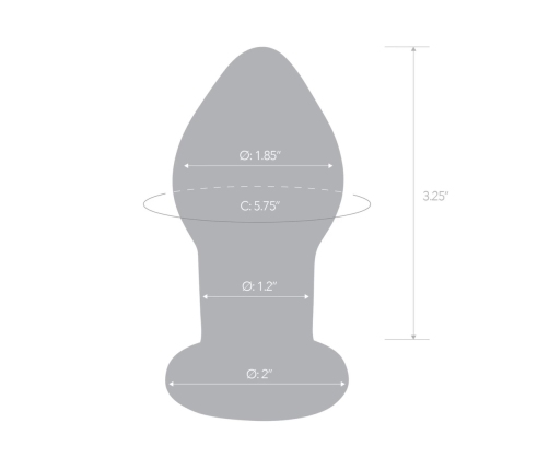 Glas - Vibrating Butt Plug