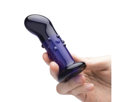 Glas - Vibrating Dotted G-Spot/P-Spot Plug