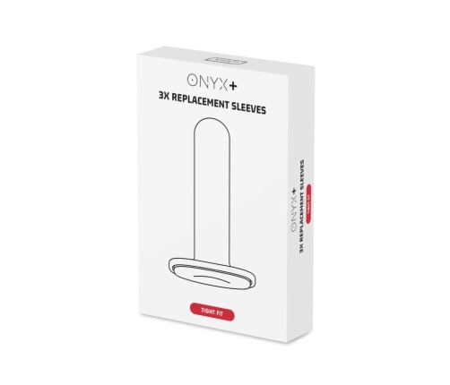 Kiiroo Onyx+ Replacement Sleeve Set 3pcs Tight Fit for Intimate Device