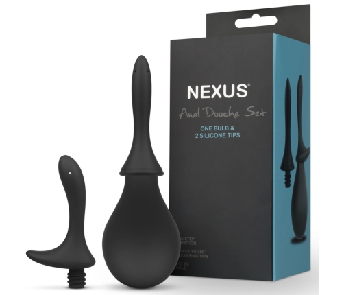 Nexus - Anal Douche 260 ml with Two Sillicone Nozzles