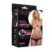 Secrets Lace Thong Black - Remote Wireless Vibration System