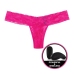 Secrets Remote-Control Lace Thong Pink Queen - Vibrating System