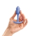 b-Vibe Snug Plug 1 Violet - Weighted Silicone Comfort Model, 55g, 2x9.4cm