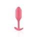 b-Vibe Snug Plug 2 Coral Weighted Silicone Plug 114g 3x11.4cm