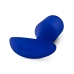 b-Vibe Snug Plug 4 Navy - Weighted Silicone Intimate Device, Large Size