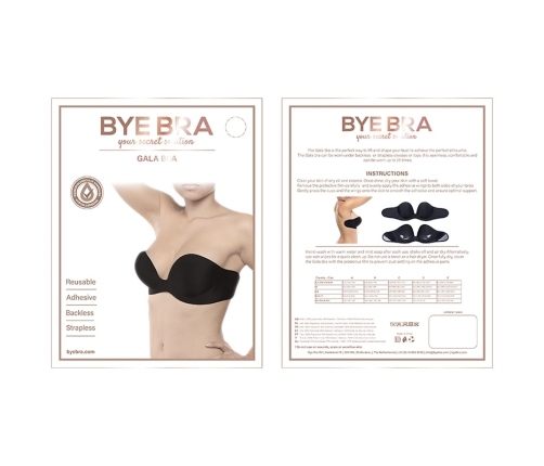 Bye Bra - Gala Bra Cup E Black
