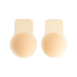 Bye Bra Matt Silicone Pull-Ups XL 12cm Beige - Reusable Adhesive System Bye Bra Matt Silicone Pull-Ups XL 12cm Beige - Reusable Adhesive System