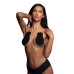 Bye Bra Fabric Pull-Ups M Black - Seamless Invisible Support System