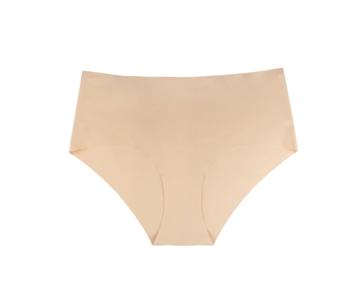 Bye Bra Invisible High Briefs 2-Pack Nude & Black Size S Seamless Comfort