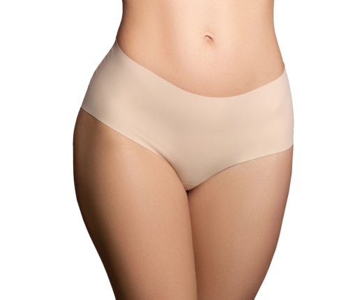 Bye Bra Invisible High Briefs 2-Pack Nude & Black Size S Seamless Comfort