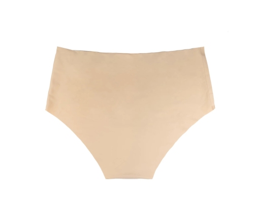 Bye Bra - Invisible High Brief Nude + Black XL