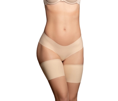 Bye Bra Thigh Bands Nude XL - Seamless Anti-Friction Fabric Comfort