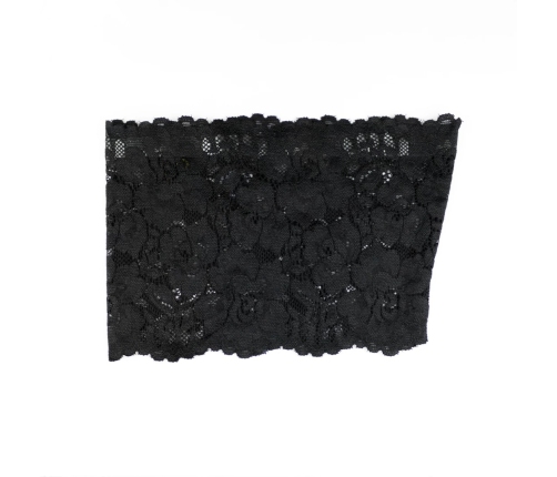 Bye Bra Thigh Bands Lace Black M - Seamless Anti-Chafing Comfort
