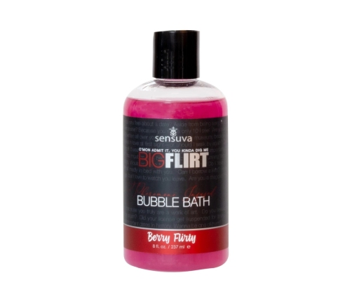 Sensuva Big Flirt Berry Flirty płyn do kąpieli z feromonami 237ml