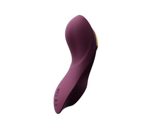 ZALO Aya Wearable Massager Velvet Purple - Ergonomic Remote System
