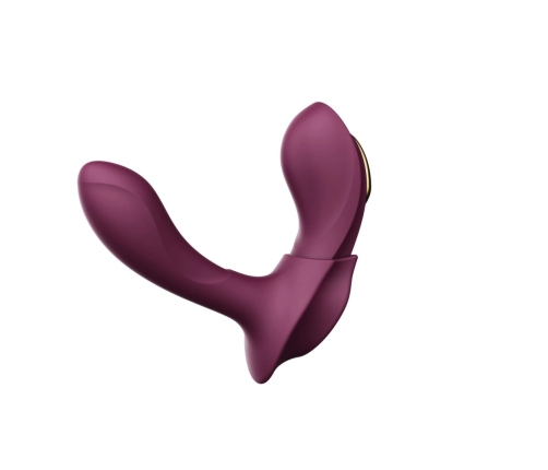 ZALO Aya Wearable Massager Velvet Purple - Ergonomic Remote System