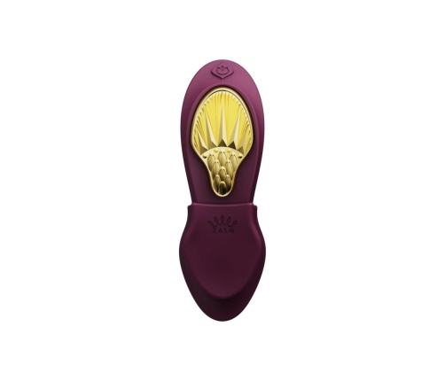 ZALO Aya Wearable Massager Velvet Purple - Ergonomic Remote System