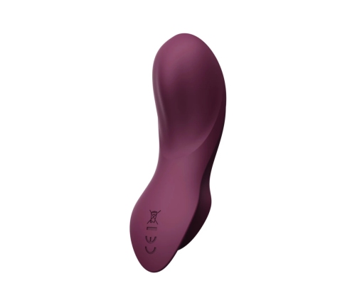 ZALO Aya Wearable Massager Velvet Purple - Ergonomic Remote System