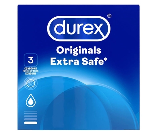 Durex - Originals Extra Safe Condoms 3 pcs