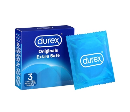 Durex - Originals Extra Safe Condoms 3 pcs