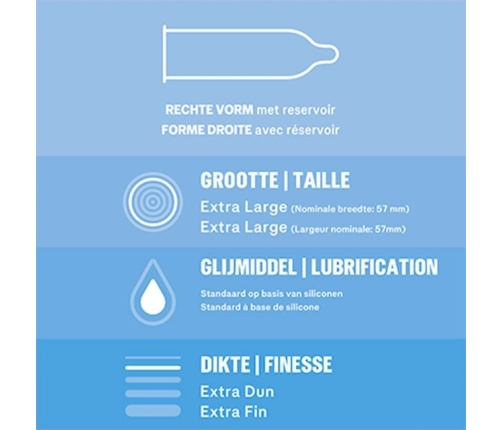Durex - Nude Condoms XL 10 pcs
