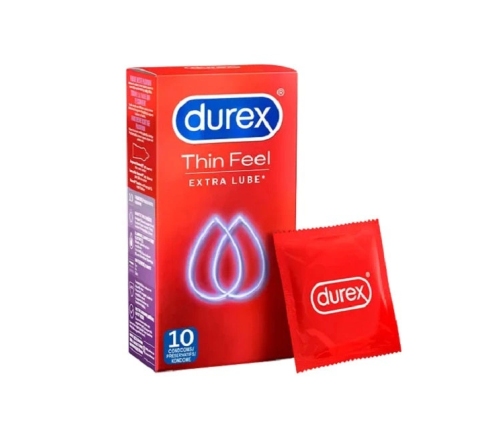 Durex - Thin Feel Extra Lube Condoms 10 pcs
