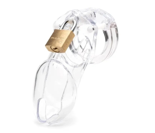 CB-X CB-6000 Clear 35 mm Secure Polycarbonate Chastity System