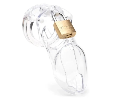 CB-X CB-6000 Clear 35 mm Secure Polycarbonate Chastity System