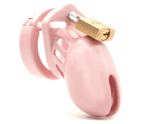 CB-X - CB-6000S Chastity Cock Cage Pink 35 mm