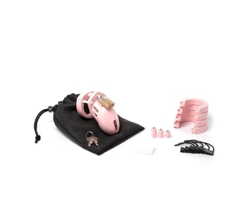 CB-X - CB-6000S Chastity Cock Cage Pink 35 mm