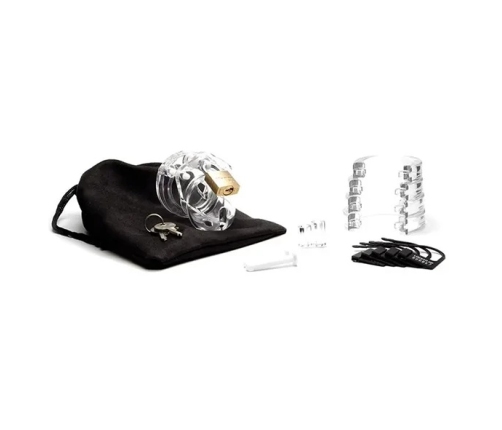 CB-X Mini Me Clear Anatomic Chastity Device Polycarbonate 32mm