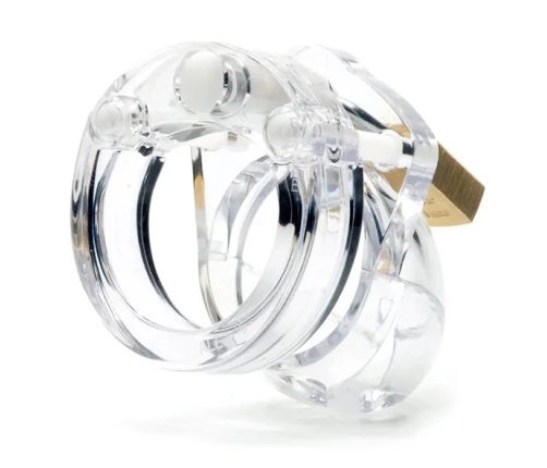 CB-X Mini Me Clear Anatomic Chastity Device Polycarbonate 32mm