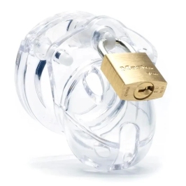 CB-X Mini Me Clear Anatomic Chastity Device Polycarbonate 32mm