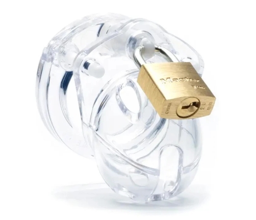 CB-X Mini Me Clear Anatomic Chastity Device Polycarbonate 32mm