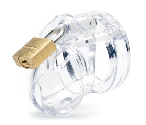 CB-X Mini Me Clear Anatomic Chastity Device Polycarbonate 32mm