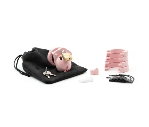 CB-X - Mini Me Chastity Cock Cage Pink