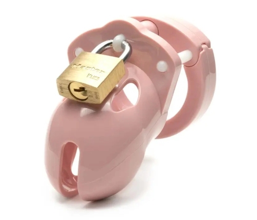 CB-X - Mr Stubb Chastity Cock Cage Pink