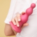 Strap-On-Me Dildo Plug Beads Metallic Raspberry Pink Medium