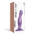 Strap-On-Me Dildo Plug Curvy M Metallic Purple - Liquid Silicone & Harness Compatible