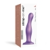 Strap-On-Me Curvy Plug Model L Metallic Purple - Liquid Silicone & Suction Cup