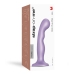 Strap-On-Me Dildo Plug P&G Metallic Lilac M - Liquid Silicone, Ergonomic