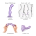 Strap-On-Me Dildo Plug P&G Metallic Lilac M - Liquid Silicone, Ergonomic