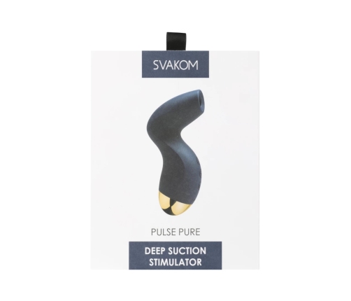 SVAKOM Pulse Pure Deep Suction System Dark Blue Silicone 129mm